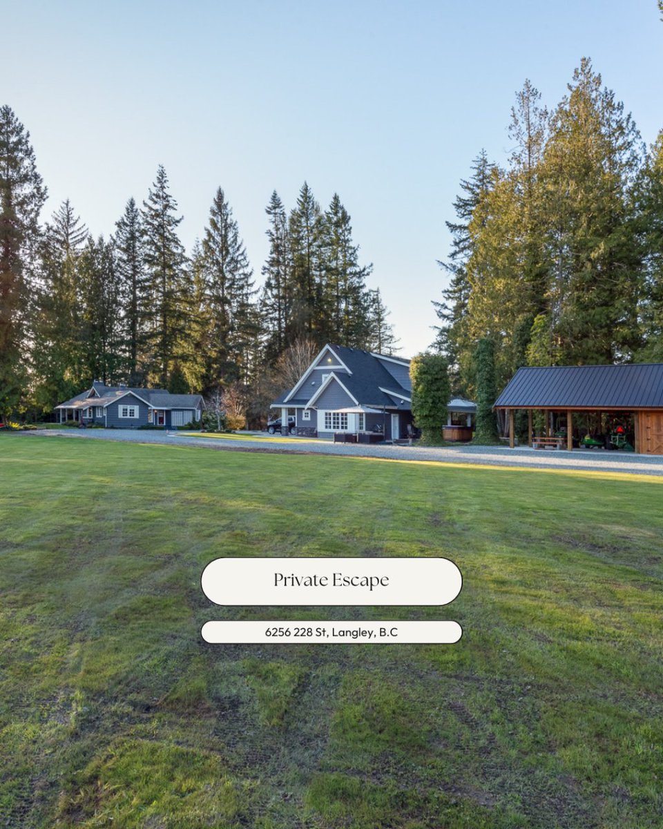 CountryHomeAmy's tweet photo. Discover Langley's hidden gem! Nestled in a convenient yet secluded location.

A unique piece of paradise with promising revenue potential!

📍6256 228 St, Langley, B.C

Listed at $5,299,000

Contact me for more details 📲 https://t.co/GbmJKMa5Cs