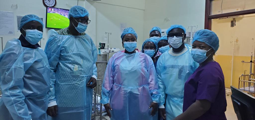 RegionRhd's tweet photo. The Central Regional Director of Health Service-Dr.Mrs. Marion Okoh-Owusu(https://t.co/L0qp4fZgkc) visited the NICU at Kasoa Mother &amp; Child Hospital as part of her famirialization visits to the facility on 17th November, 2023 https://t.co/0WcoGO59rW