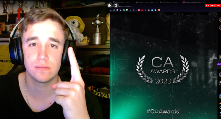 Me lo propuse en Enero cuando arranque este año de stream. 1 objetivo = CA AWARDS. Llegaremos? <a href="/CAAwards/">Coscu Army Awards 🏅</a> <a href="/Martinpdisalvo/">Coscu</a>