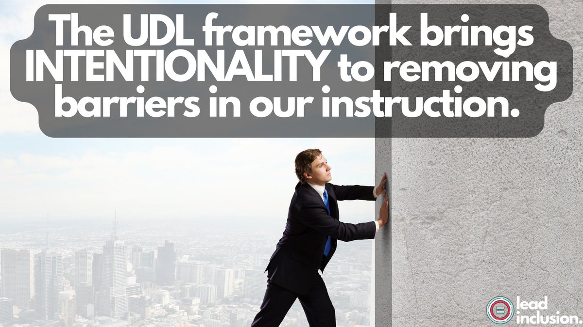 🌈 Many of the strategies in the #UDL framework may make you think, “that’s just effective #teaching.” This is true! But the framework brings INTENTIONALITY to removing barriers in our instruction. #LeadInclusion #EdLeaders #Teachers #UDLchat #TeacherTwitter