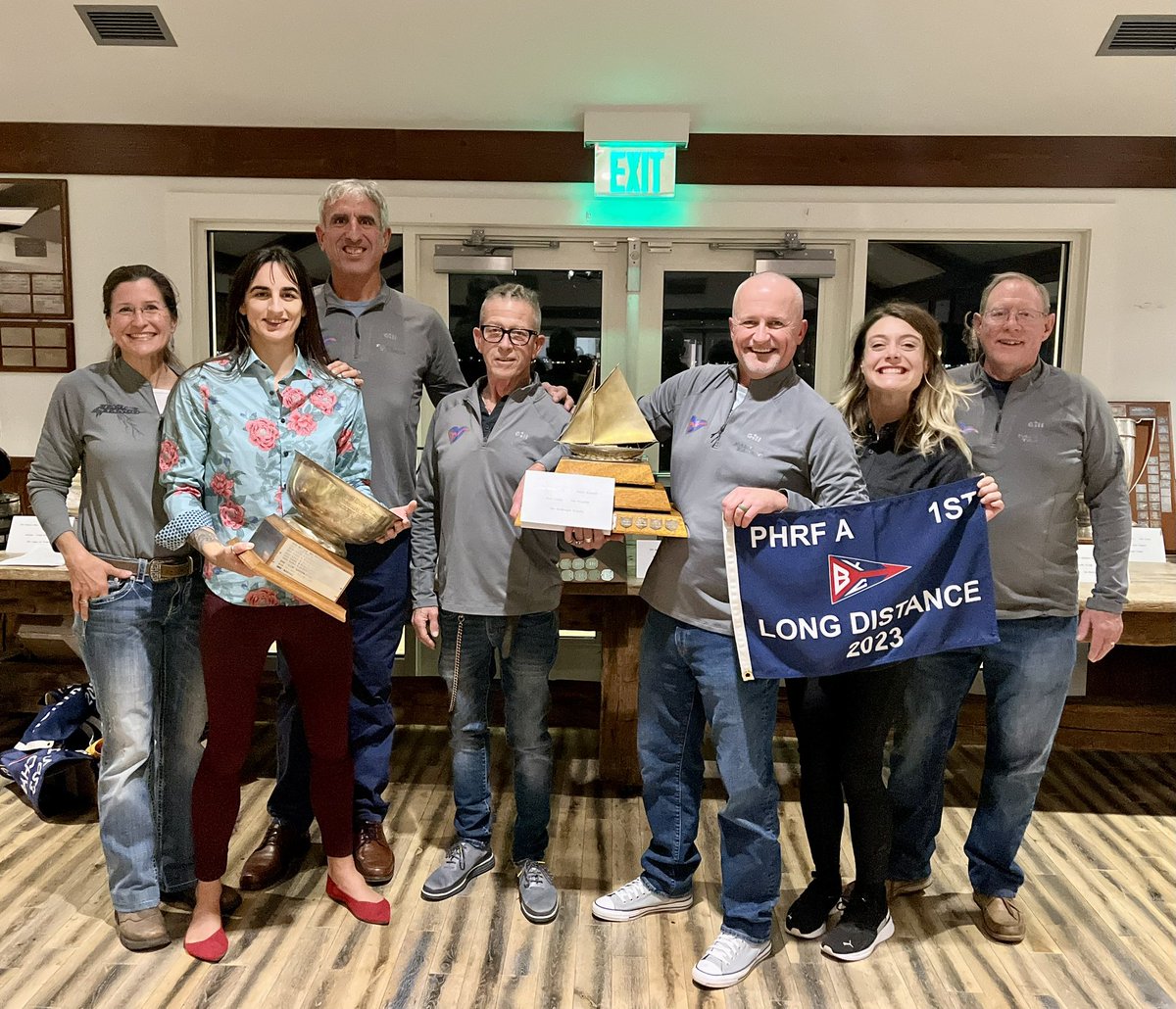 _tenderloin's tweet photo. I an honored to have the opportunity to sail with these folks, they are some of the most amazing, talented, and best people I have had the opportunity to sail with over my lifetime of sailing. We fought hard and made one hell of a comeback for this one! #fasttango https://t.co/tOVLw5vTQY