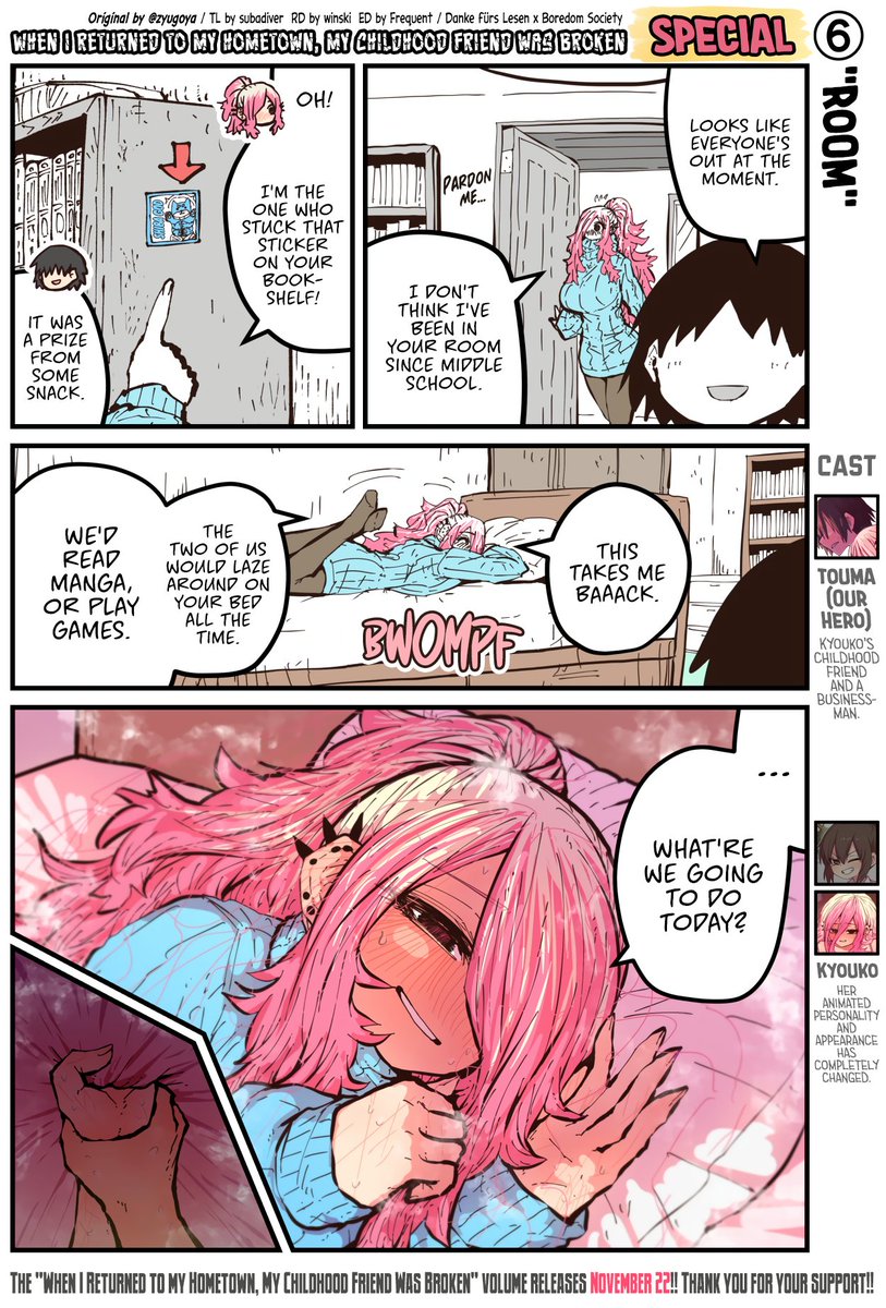 @zyugoya When I Returned to My Hometown, My Childhood Friend was Broken by @zyugoya
[Volume Release Special 6] [EnglishTL/英訳!] 
