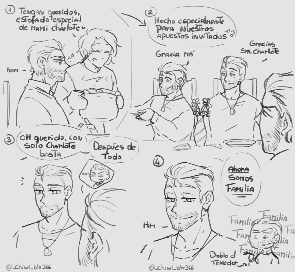 _chiwi_b4r366's tweet image. Cena ✨Familiar✨
#VolkacioAU #volkacio