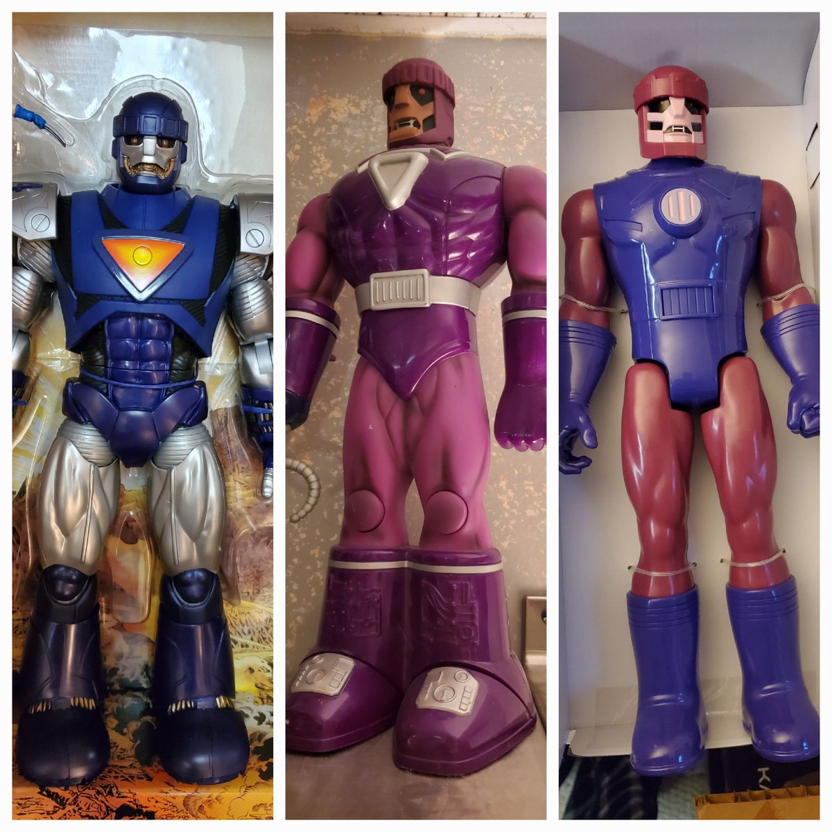 Which should I paint next?

I'm working on a series of Robot Toy Oil Paintings. 

#toy #oilpainting #art #artist #xmen #robottoy #toyrobot