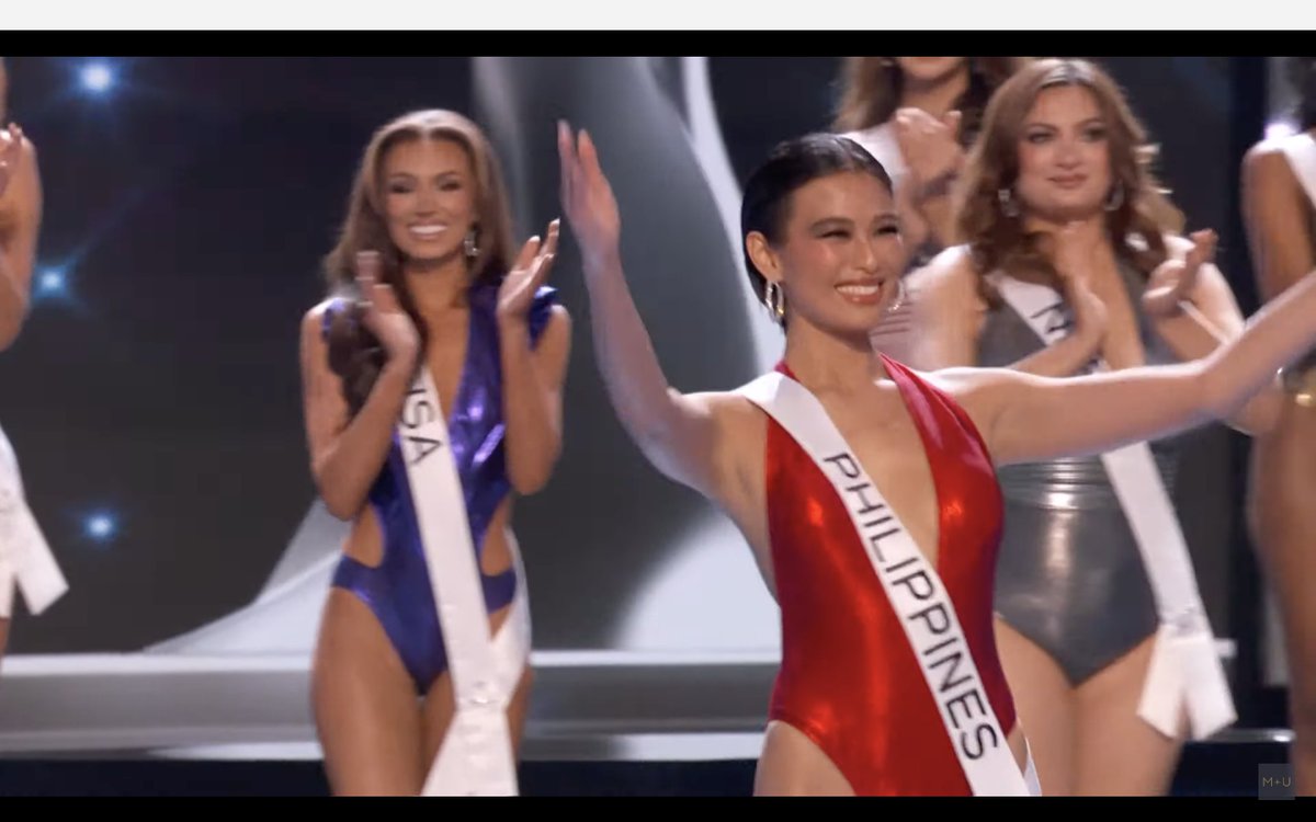 dailyguardianph's tweet photo. GOOD LUCK, MISS PHILIPPINES! 👑

JUST IN: Michelle Dee enters the #MissUniverse2023 Top 10!

📷 Miss Universe/YouTube https://t.co/YPinOxkkAL