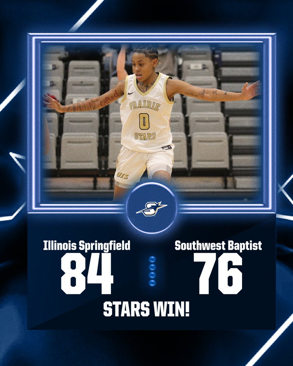 THE STARS WIN AT HOME!
UIS 84 | SBU 76

#WeAreStars