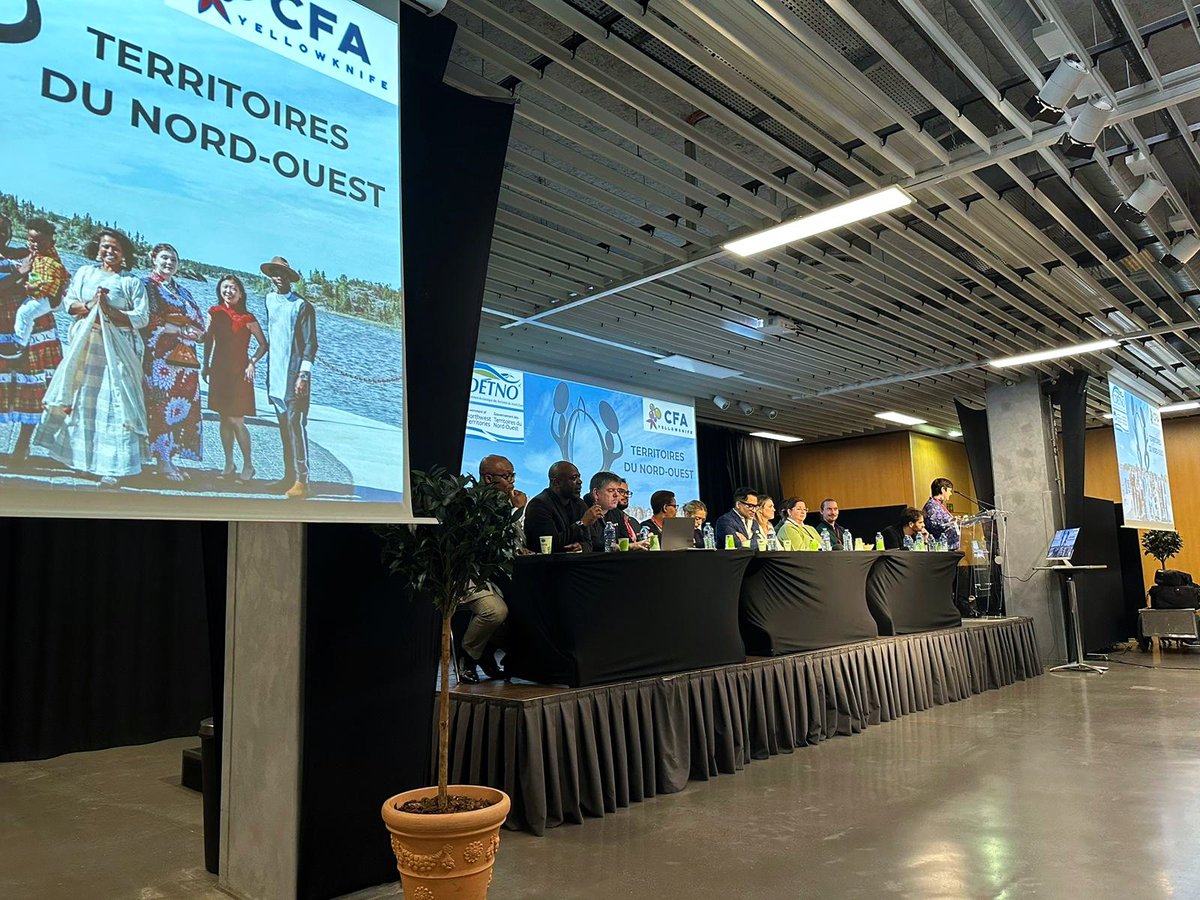 The members of the Northwest Territories delegation to Destination Canada 2023 are actively promoting the job market and quality of life in the N.W.T. through various means, including face-to-face meetings, public presentations, and showcasing skills that are in high demand.