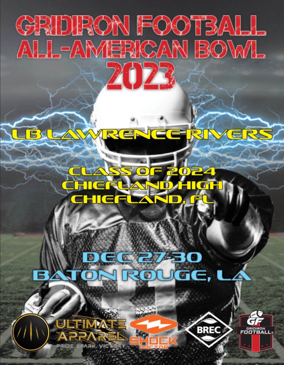Thank to <a href="/GridironFootbal/">Gridiron Football®</a>  for the invite to the ALL-AMERICAN bowl game