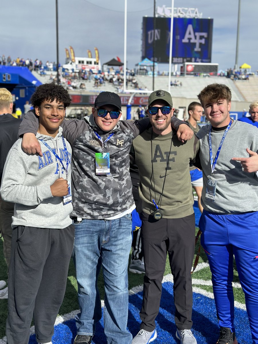 Coach Matt McChesney (@sixzeroacademy) on Twitter photo Hell of a #CollegeFootBallRecruiting visit <a href="/AF_Football/">Air Force Football</a> for ‘28 #OL #DL <a href="/NickM6013/">Nicholas Mcchesney</a>! Great to see & talk shop w/ Coach <a href="/Brian_Knorr/">Brian Knorr</a>, <a href="/LukeMeyer_47/">Luke Meyer</a> & a bunch of the #DungeonFamily! Heartbreaker on the gridiron but GD do I love <a href="/AF_Football/">Air Force Football</a> & how they do things! <a href="/BenGarland63/">Ben Garland</a> Hell of a #CollegeFootBallRecruiting visit <a href="/AF_Football/">Air Force Football</a> for ‘28 #OL #DL <a href="/NickM6013/">Nicholas Mcchesney</a>! Great to see & talk shop w/ Coach <a href="/Brian_Knorr/">Brian Knorr</a>, <a href="/LukeMeyer_47/">Luke Meyer</a> & a bunch of the #DungeonFamily! Heartbreaker on the gridiron but GD do I love <a href="/AF_Football/">Air Force Football</a> & how they do things! <a href="/BenGarland63/">Ben Garland</a>