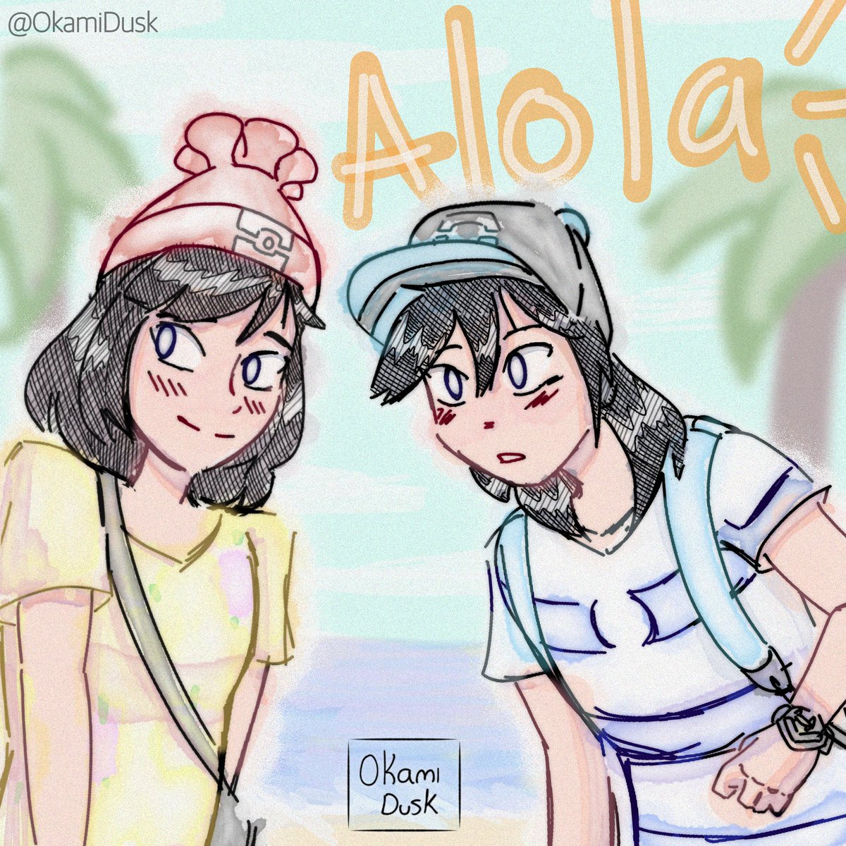 OkamiDusk02's tweet photo. happy 7th anniversary pokemon sun/moon!
just a draw of selene/moon/Mizuki and Elio/sun/yō
#ポケモンSM7周年 #alola #pokemonsunandmoon #okamidusk02 #selenepokemon #moonpokemon #sunpokemon #eliopokemon #pokemon #alolaregion #pokemonsun #pokemonmoon #fanart #pokemonfanart #pkmn https://t.co/0a7Zns9bZK