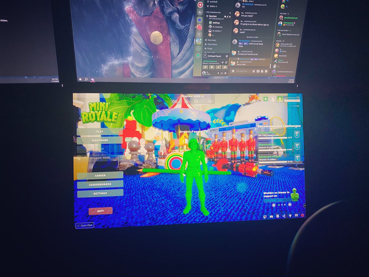 OrganicFarmsTTV's tweet photo. Play testing a new BR! Live now!
370 follower goal
Join socials!
https://t.co/jAVGTeo1SE
#pc #gaming #streaming #twitch #smallstreamer #love #razar #NEFFEX #sweetea #donttreadonme #MnK #gear #thera75 #blastfromthepast https://t.co/H3zyo5gMVX