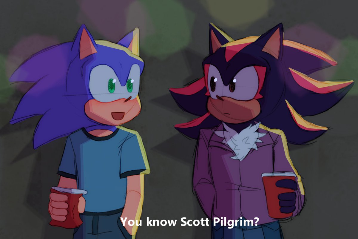 #SonicTheHedeghog #ShadowTheHedgehog #sonadow #ScottPilgrim