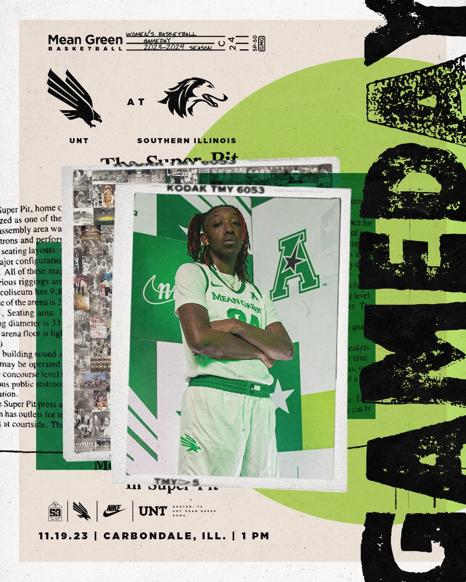 MeanGreenWBB's tweet photo. 🟢 GAME DAY 🟢

🆚 Southern Illinois
⏰ 1 p.m. CT
📍 Carbondale, Illinois
📺 ESPN+ (https://t.co/YhYRIQIYr7)
📻 Varsity Sports Network

#GMG🦅 https://t.co/OKAhZ77Skd