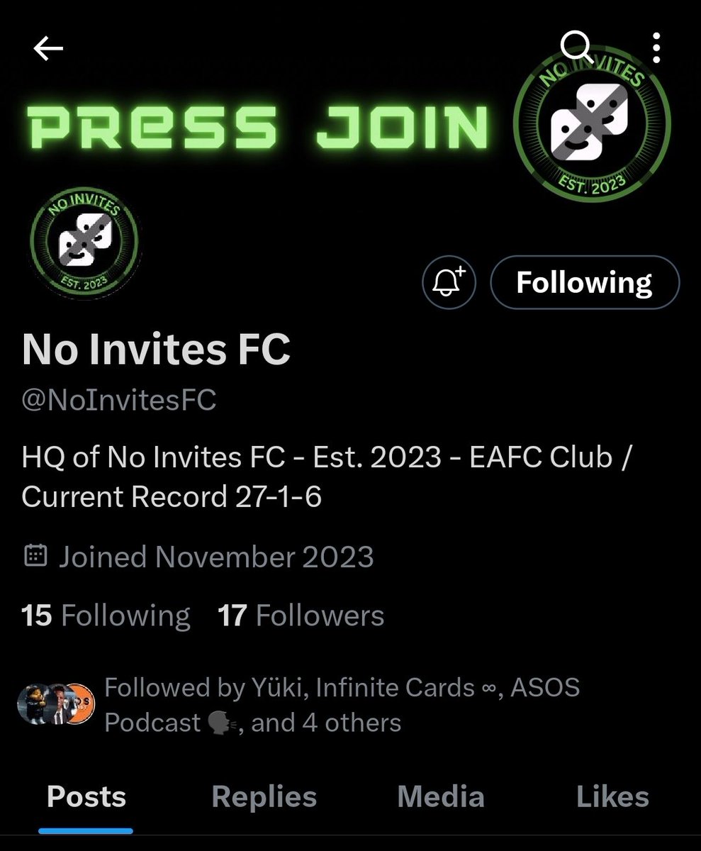 <a href="/infinitecards00/">Infinite Cards ∞</a> @NoInvitesFC