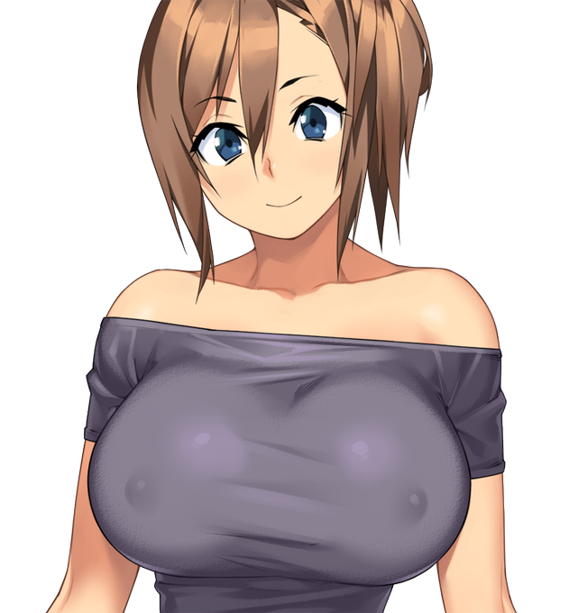 基本笑顔パターン
最初2枚目を基本笑顔にしようと思ってたけど、一枚目のが可愛い気がしてきたのでこっちにしよ 