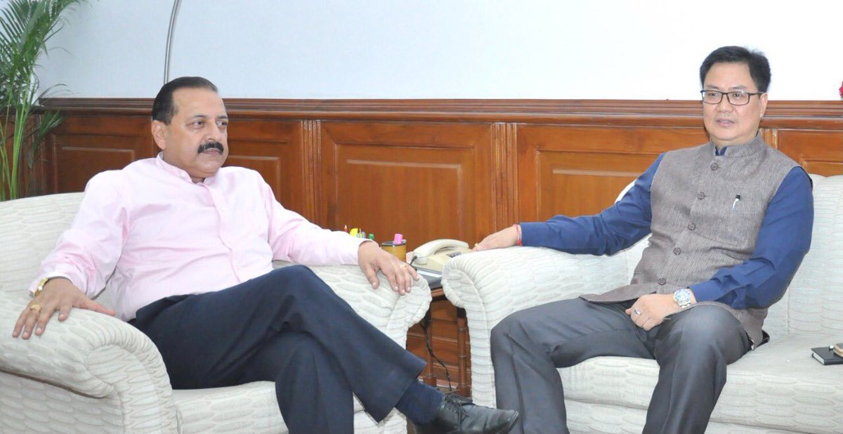 Dr Jitendra Singh (@drjitendrasingh) on Twitter photo Birthday greetings to the Union Minister Shri <a href="/KirenRijiju/">Kiren Rijiju</a> Ji. May you be blessed with good health and long life. Birthday greetings to the Union Minister Shri <a href="/KirenRijiju/">Kiren Rijiju</a> Ji. May you be blessed with good health and long life.