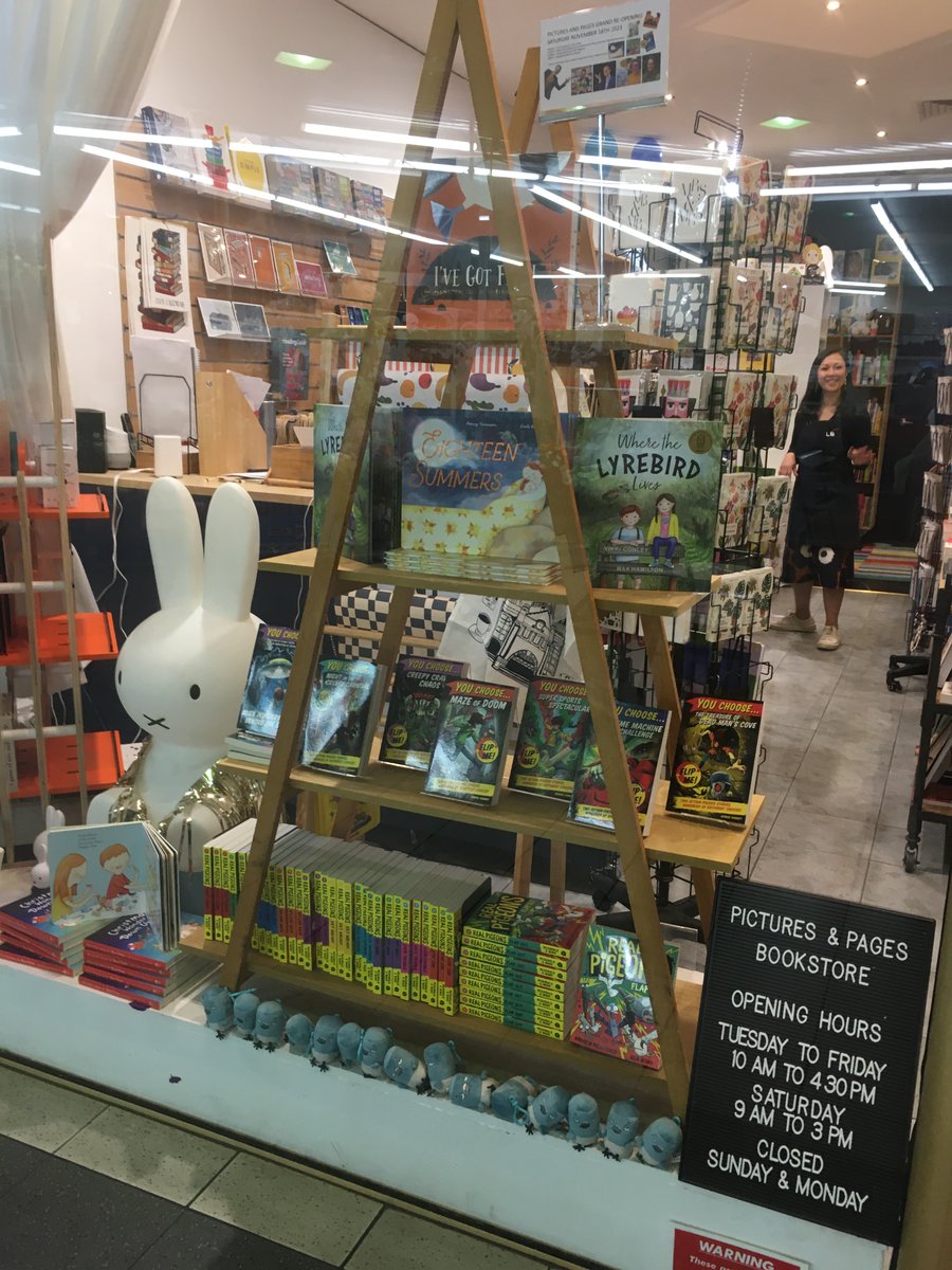 Happy Grand Re-Opening to Pictures and Pages Books in Melbourne, Aus. I've Got Feet! featured in the display! #Kidlit @amicuspub