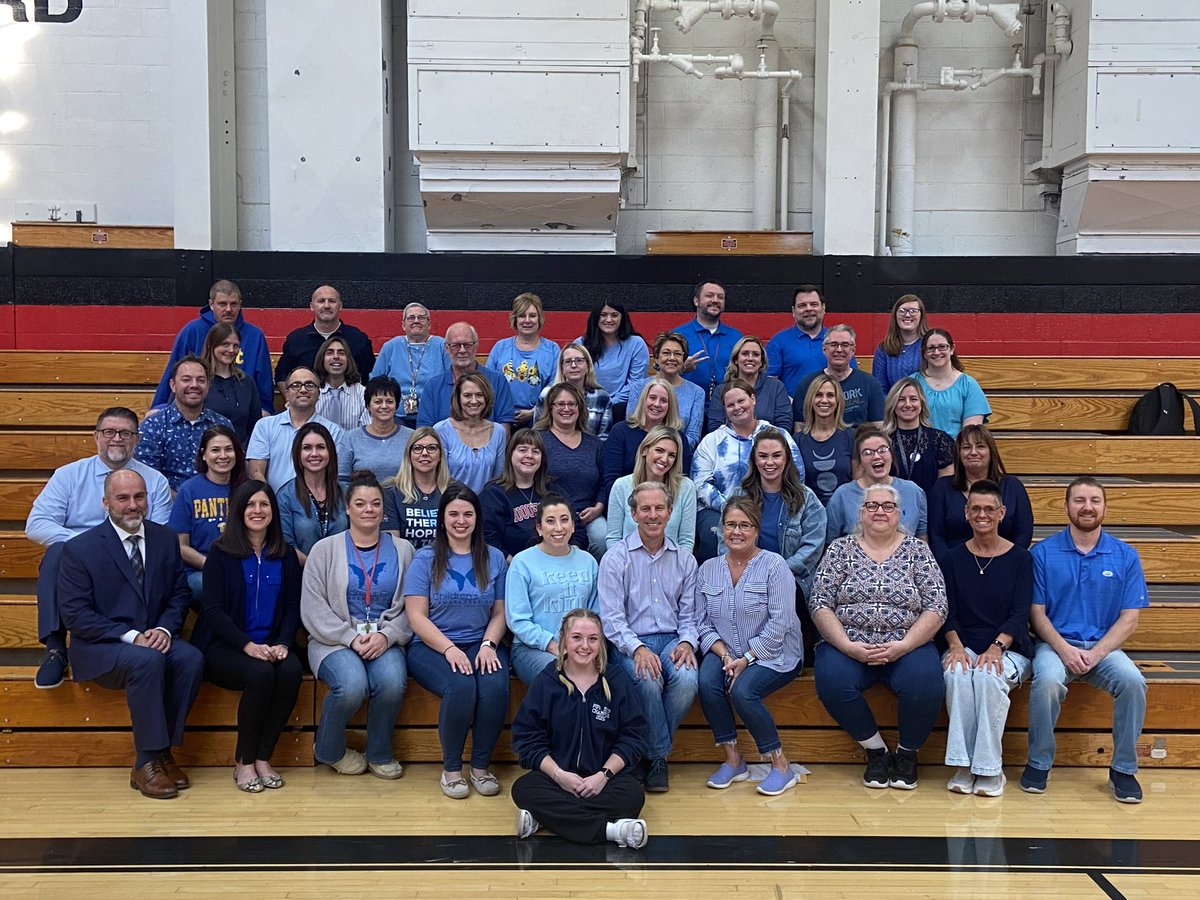 Aliayah Jackson, an EF student, spearheaded this Grief Awareness Day at the EF High School. EF teachers wore blue in support. #EFEAteaches