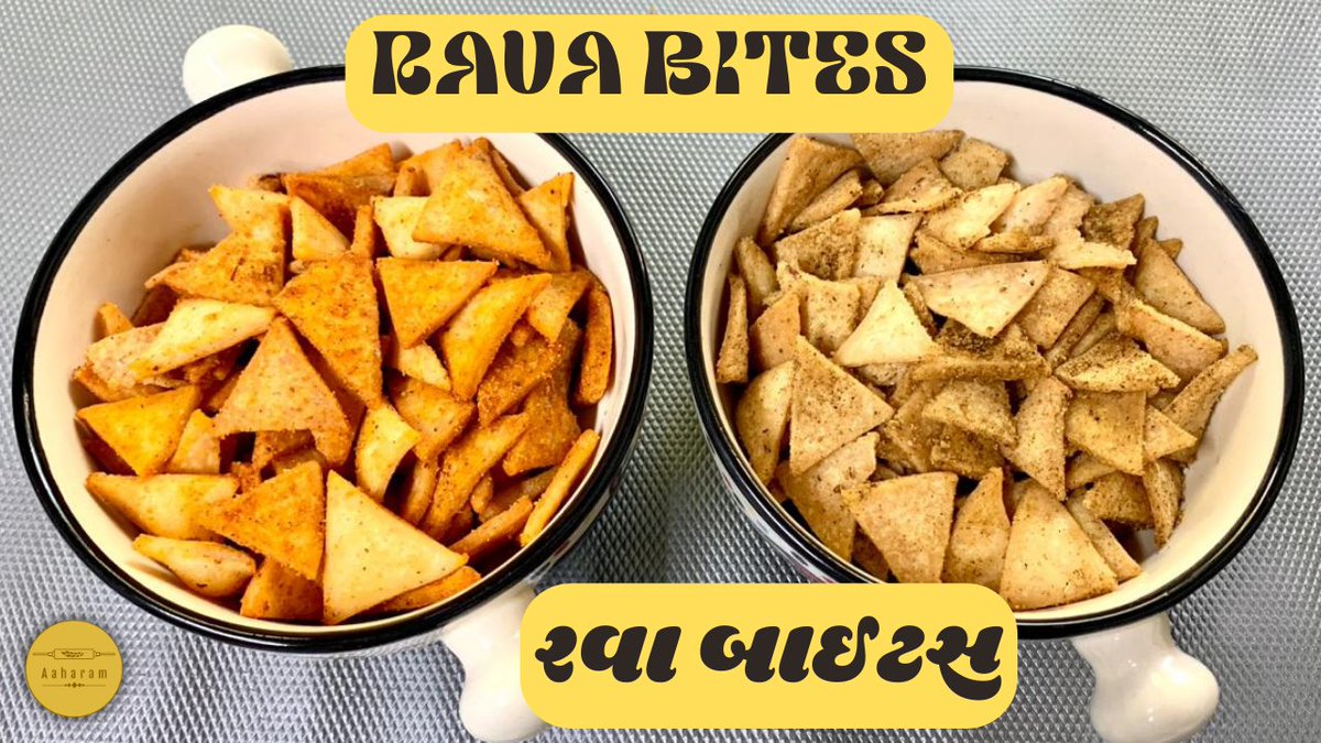 Aaharam3's tweet photo. #AaharamJainRecipes #Aaharam #JainRecipes #RavaBites #CrispyTriangle #ChatpataSnackRecipe #InstantSnackRecipe
https://t.co/IcTOmYTVPt https://t.co/OmhtAxtPFT