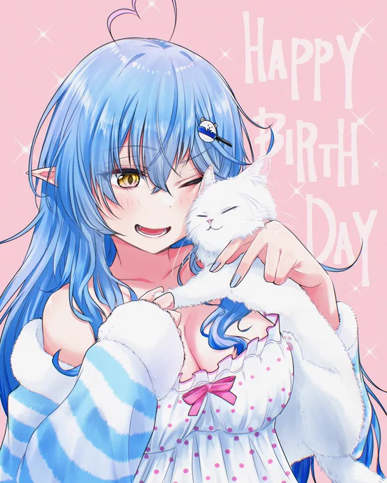 遅くなったけどラミィちゃん誕生日おめでとうございました! #LamyArt