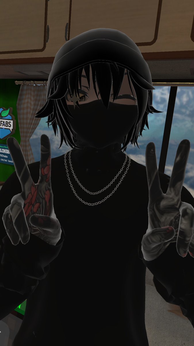 FreakshowBee's tweet photo. New avatar. Needed one that I could relax and use which I would feel more comfortable with.

#VRChat #VRFriends #VrChatAvatar https://t.co/Vb3bwnmbCy