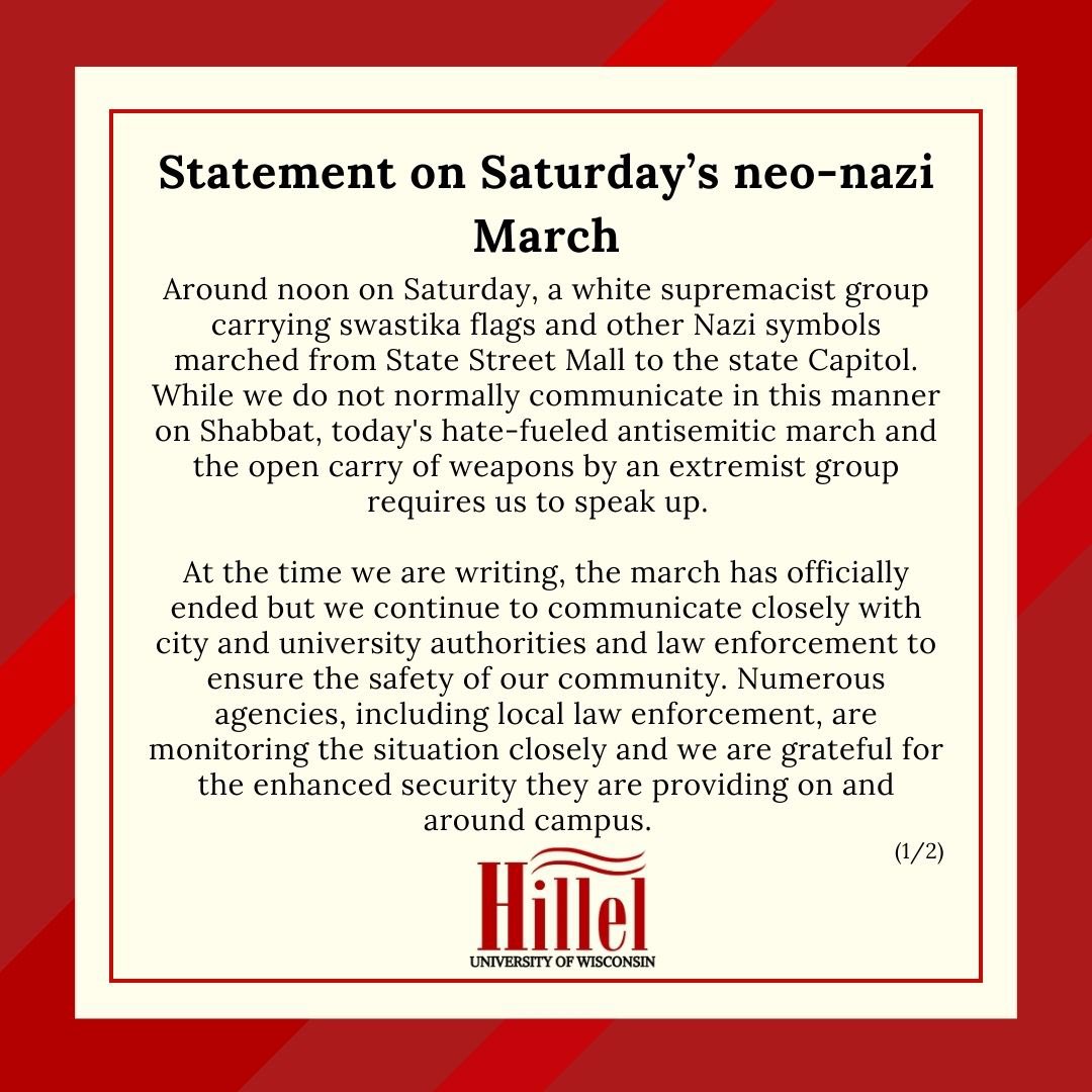 Wisco Hillel tweet media