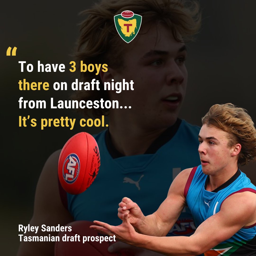The wait is almost over for our AFL draft hopefuls. Three - Ryley Sanders, Colby McKercher and James Leake - will be in attendance when the first round is conducted tomorrow night. We wish the boys all the best.