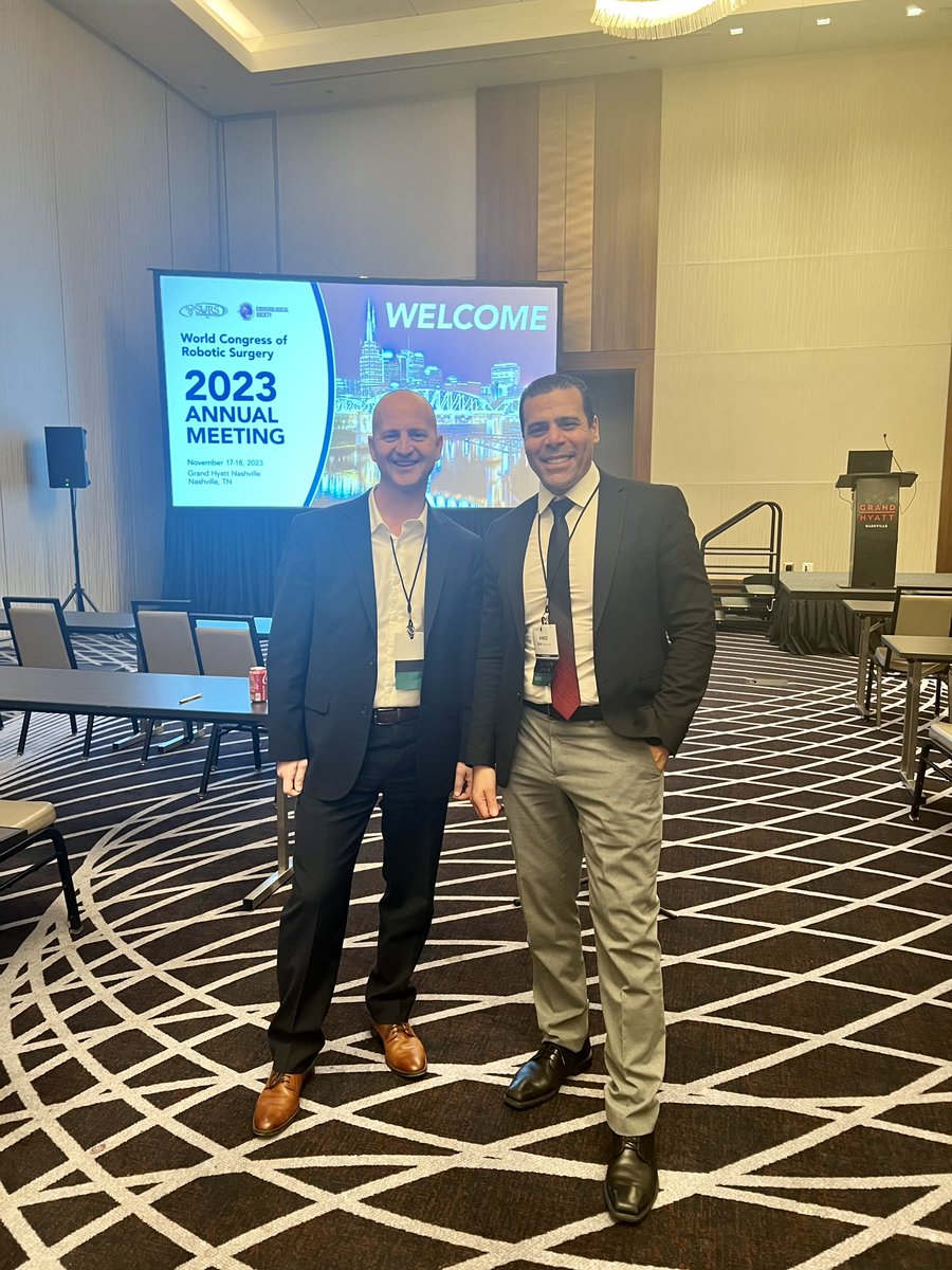 Society of Urologic Robotic Surgeons (SURS) (@societysurs) on Twitter photo Just finished <a href="/SocietySURS/">Society of Urologic Robotic Surgeons (SURS)</a> annual meeting in Nashville. Thank you to faculty, participants, and sponsors.
Kudos to <a href="/aghazimd/">Ahmed Ghazi</a> as course codirector and leader of hands-on <a href="/IntuitiveSurg/">Intuitive</a> SP lab.
Looking forward to next year. Stay tuned!
<a href="/Endo_Society/">Endourological Society</a> #SURS23 Just finished <a href="/SocietySURS/">Society of Urologic Robotic Surgeons (SURS)</a> annual meeting in Nashville. Thank you to faculty, participants, and sponsors.
Kudos to <a href="/aghazimd/">Ahmed Ghazi</a> as course codirector and leader of hands-on <a href="/IntuitiveSurg/">Intuitive</a> SP lab.
Looking forward to next year. Stay tuned!
<a href="/Endo_Society/">Endourological Society</a> #SURS23