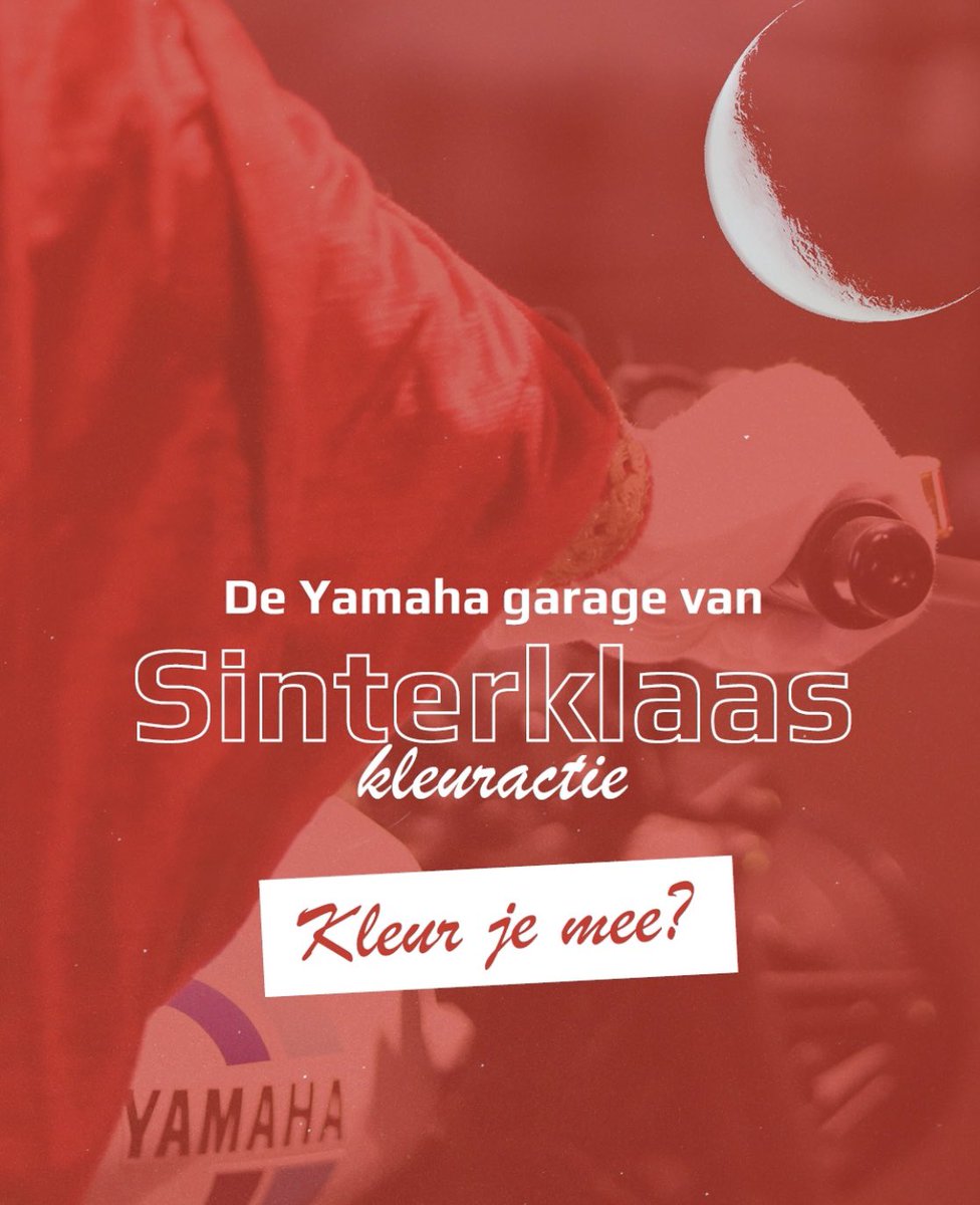 Motostore_B's tweet photo. 𝗬𝗮𝗺𝗮𝗵𝗮 𝗦𝗶𝗻𝘁𝗲𝗿𝗸𝗹𝗮𝗮𝘀 𝘁𝗲𝗸𝗲𝗻𝘄𝗲𝗱𝘀𝘁𝗿𝗶𝗷𝗱🏍️✍🏽Sinterklaas is weer in het land!
Haal een tekening op in onze showroom, laat je kind deze inkleuren en breng de kleurplaat vóór 3 december bij ons terug! 
#yamaha #kleurplaat #sinterklaas https://t.co/VyAEIFTDK1
