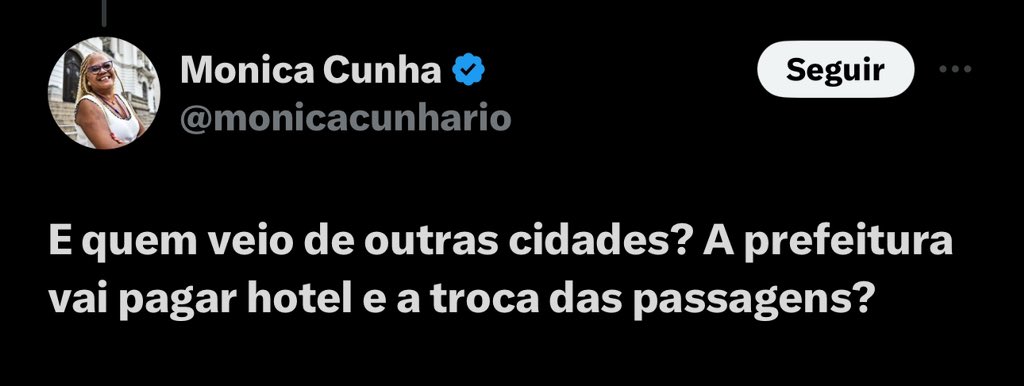 A distinta cantora decide adiar o show em cima da hora e a distinta vereadora quer que o povo pague por isso….  Francamente!