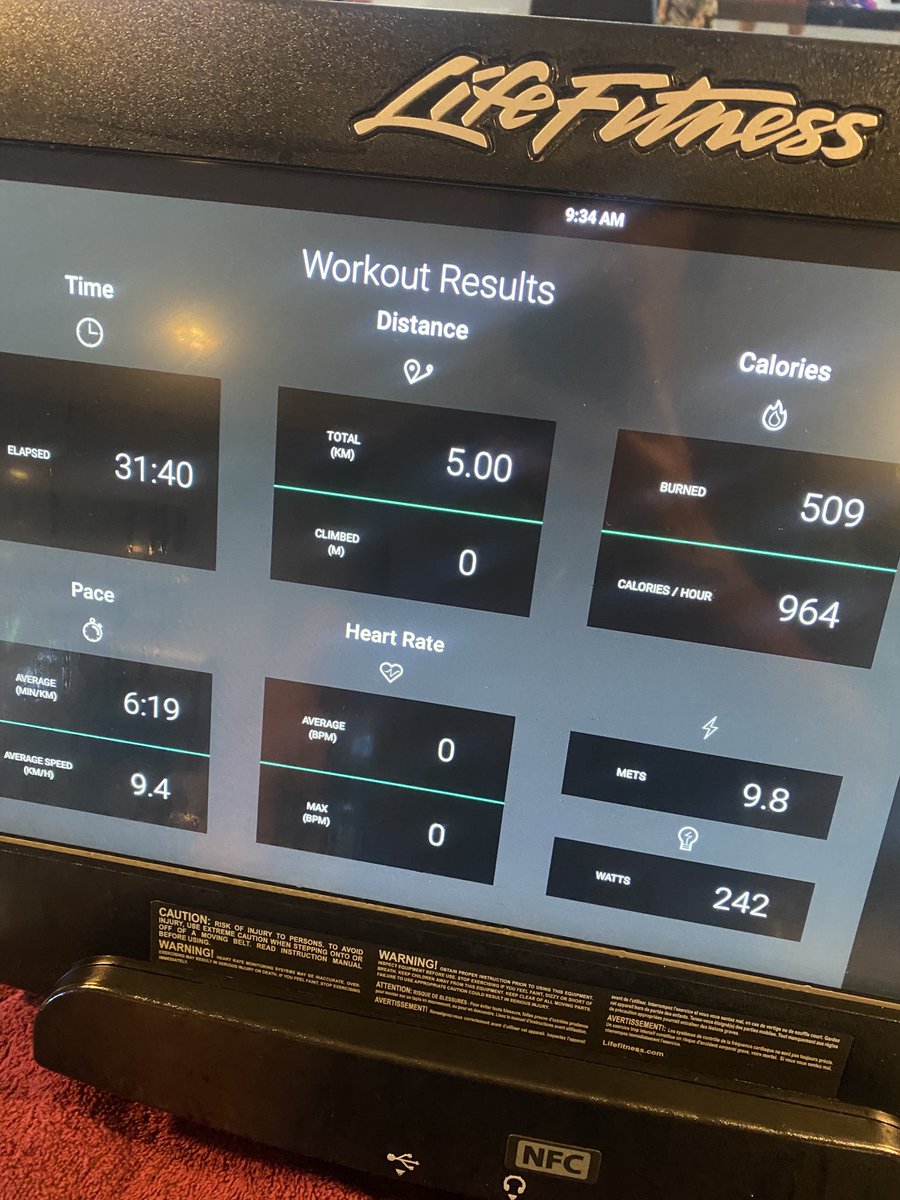 Last preop run. Happy with a sub 32 minute 5k