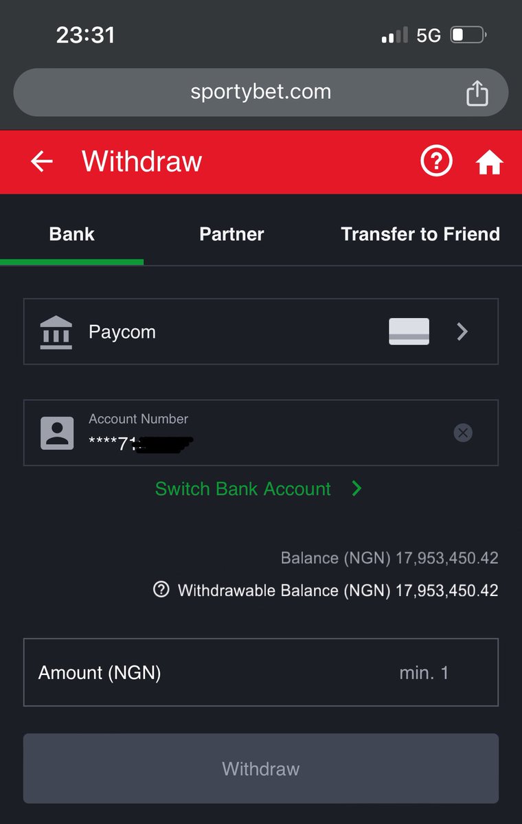 Time to withdraw some balance to my Opay for some Giveaway!!! 💰💸✅