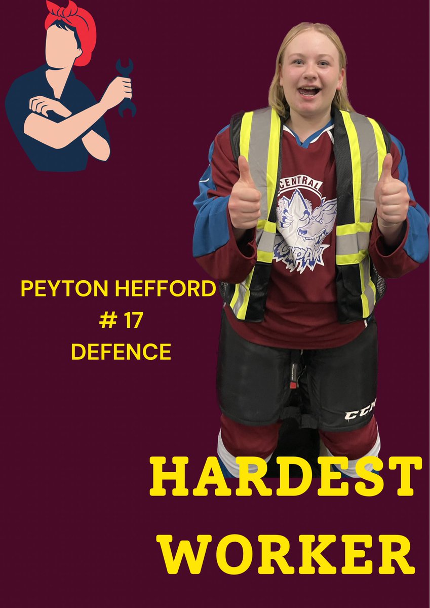 IceU1896912's tweet photo. Work hard, play hard, our defence # 17 Peyton Hefford delivers every time! #gopak #hockeynl #centralicepak #femalehockey #femaleu18AAhockey #newfoundland #gander https://t.co/m9WQrN8faS