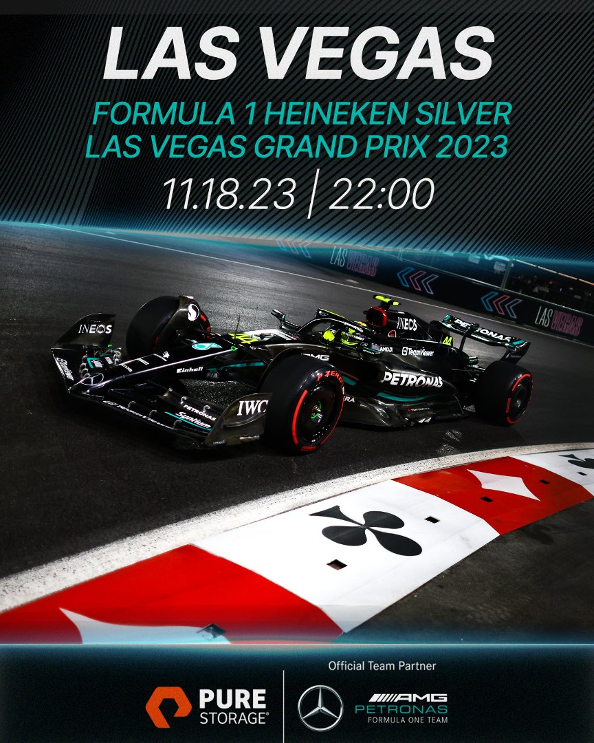 PureStorage's tweet image. We&apos;re ready to go under the Las Vegas lights! 🏁 🧡

purestorage.com/f1?Social+Acco…

#DrivenByData #F1 #data #DataStorage #tech #innovation #AI #ML