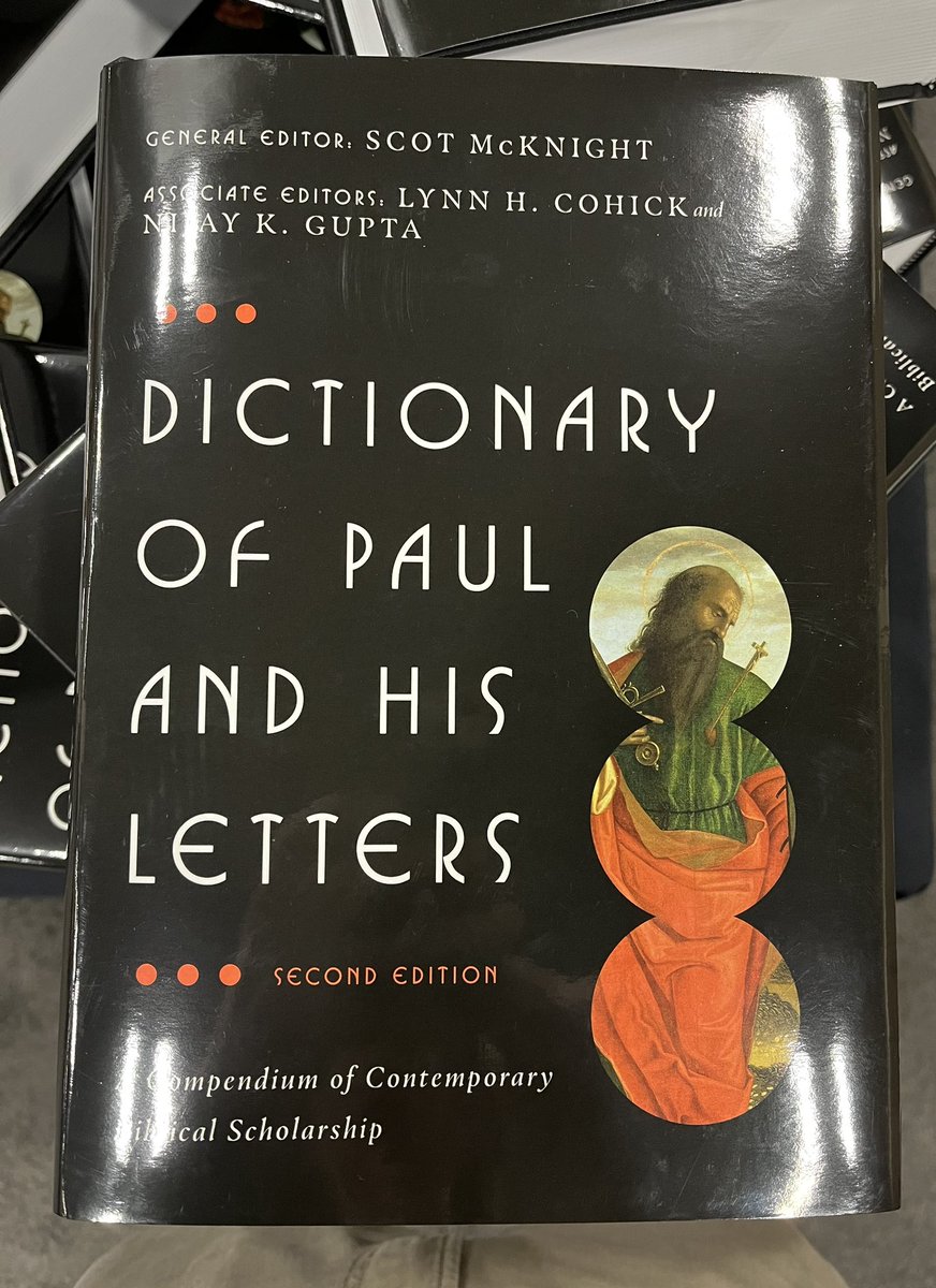 rygiffin's tweet photo. Well, the good news is that my research on the text of Philippians 3:12 was cited positively in the new edition of the Dictionary of Paul and His Letters--an important resource for Pauline scholars. The bad news is that my last name was misspelled. 😂 #Giffin #ThereIsNoR https://t.co/JoJBbeV6xt