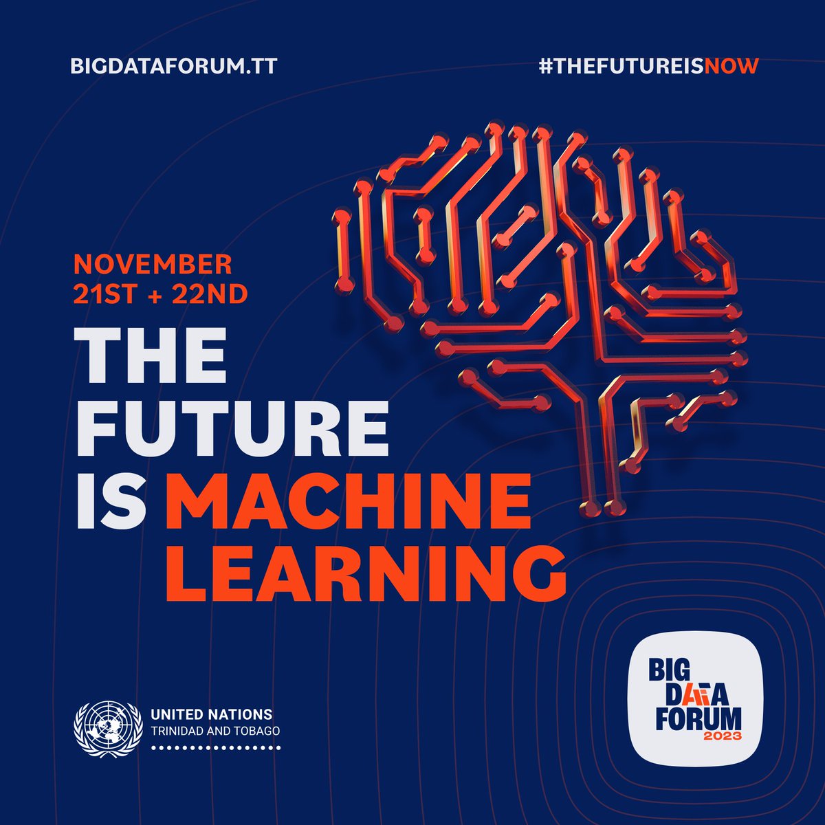 PAHOCaribbean's tweet photo. 📆Only 3 days left until the Big Data Forum at Hyatt Regency Hotel! 🇹🇹🌐 Explore the future with machine learning. Don't miss out on this thrilling experience! 🚀 #BigDataForum #MachineLearningFuture https://t.co/t0IMS4Jn5T