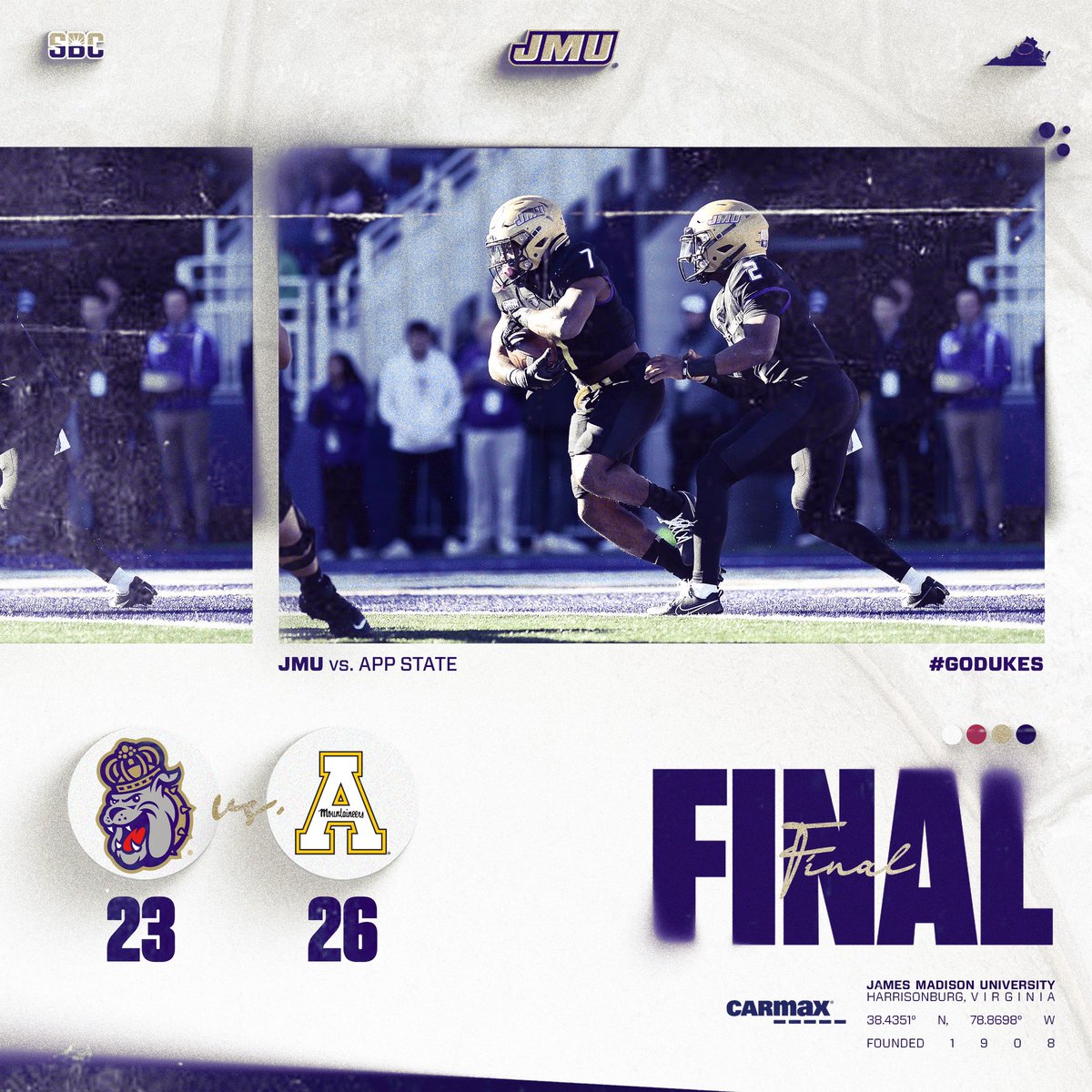 JMU Football tweet media