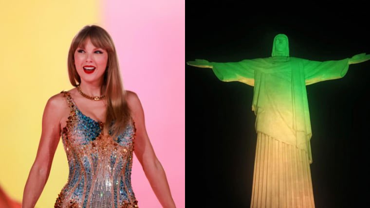 #karma is the #ClimateCrisis playing out in #RioDeJaneiroTSTheErasTour Record high temps (59.7 Celsius or about 138 F heat index today). A fan died at the stadium. People passing out. Concert production prohibited entry of water bottles but didn’t provide enough water at venue.