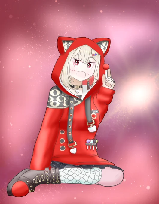 ヴァンパイアモード紅蓮罰さん!#罰アート 