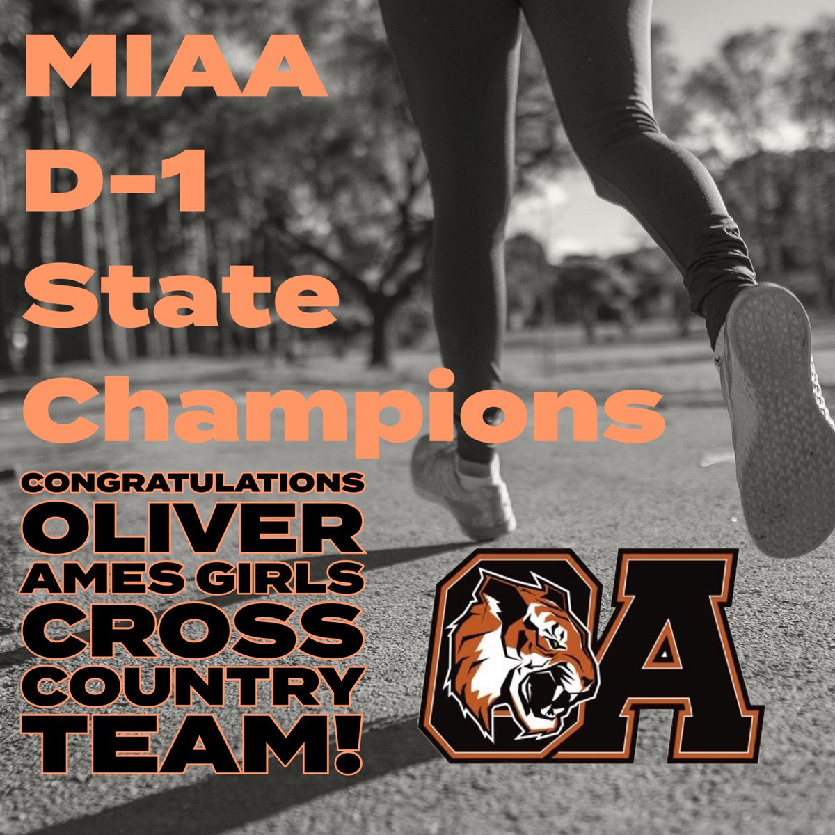 Easton’s Oliver Ames High School Girls Cross Country are MIAA D1 STATE CHAMPS!!!!

Congratulations!