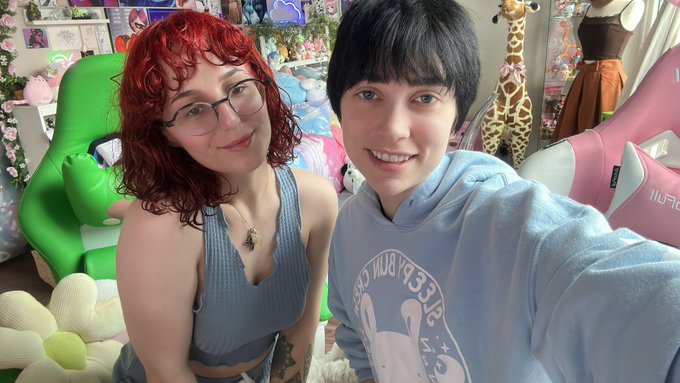 Streaming soon with @SadbaffoonMV !! :3 https://t.co/LDq96MoQLS https://t.co/xbjZ0bezGr<a class="tags" href="/tag/sadbaffoonmv">@sadbaffoonmv</a>