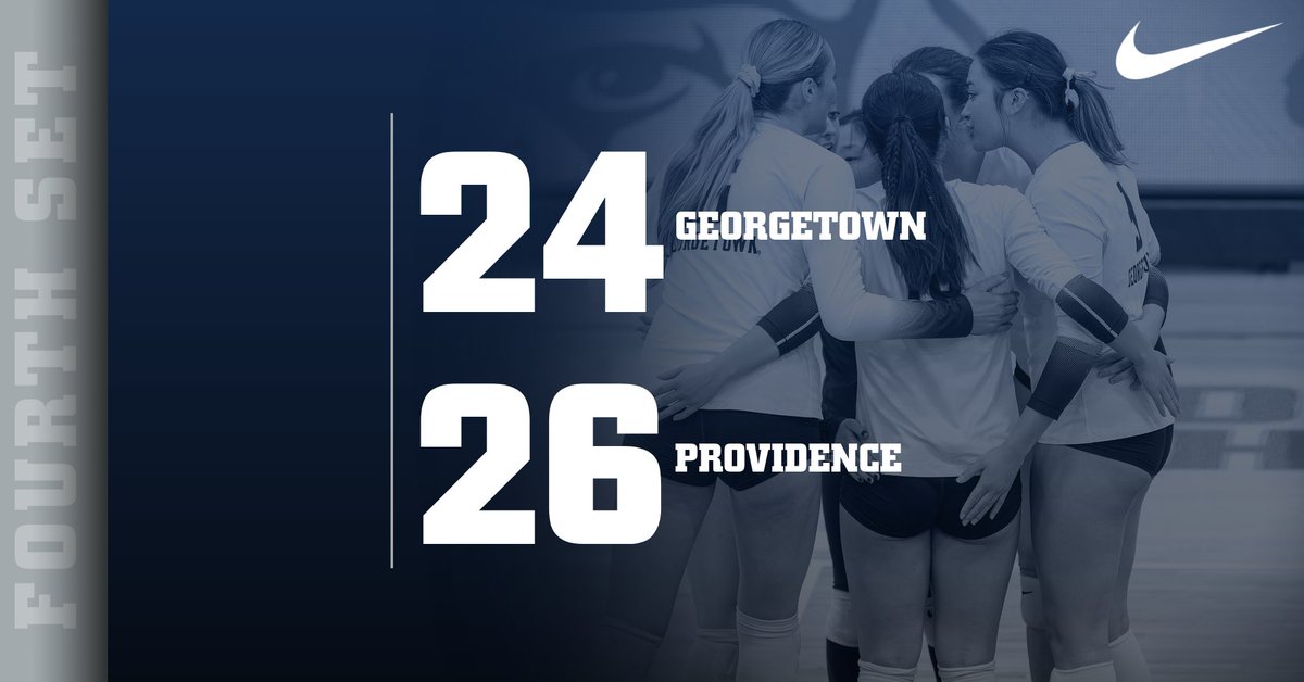 Friars take set four, forcing a fifth set in Providence #HoyaSaxa