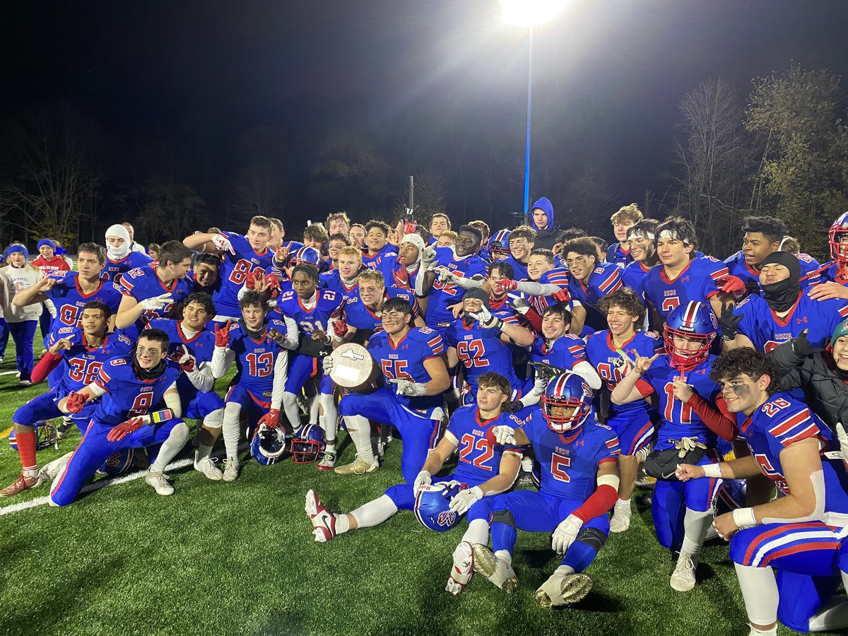 CCSD_Athletics's tweet photo. Rams win and advance to the Class AA state semi-final game. Strong defense and explosive plays lead the way. Let’s go Rams! https://t.co/TxjxwU3UGS