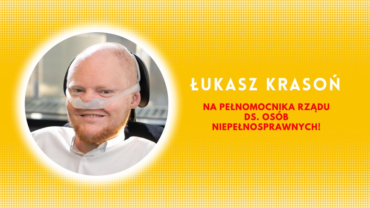 Panie premierze (@donaldtusk), proszę pomyśleć o pełnomocniku ds. osób z niepełnosprawnościami. Już od dłuższego czasu propozycja jest bardzo klarowna. Każdy z nas może znaleźć się na ich miejscu. A reprezentanta nie znajdziemy lepszego.