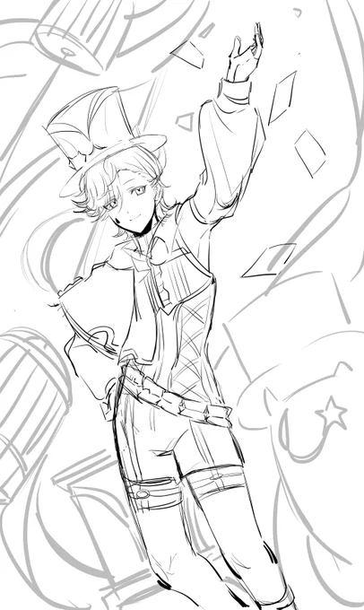 Lyney
วาดดีๆเเบบไม่ใช่เส้นโง่😂 