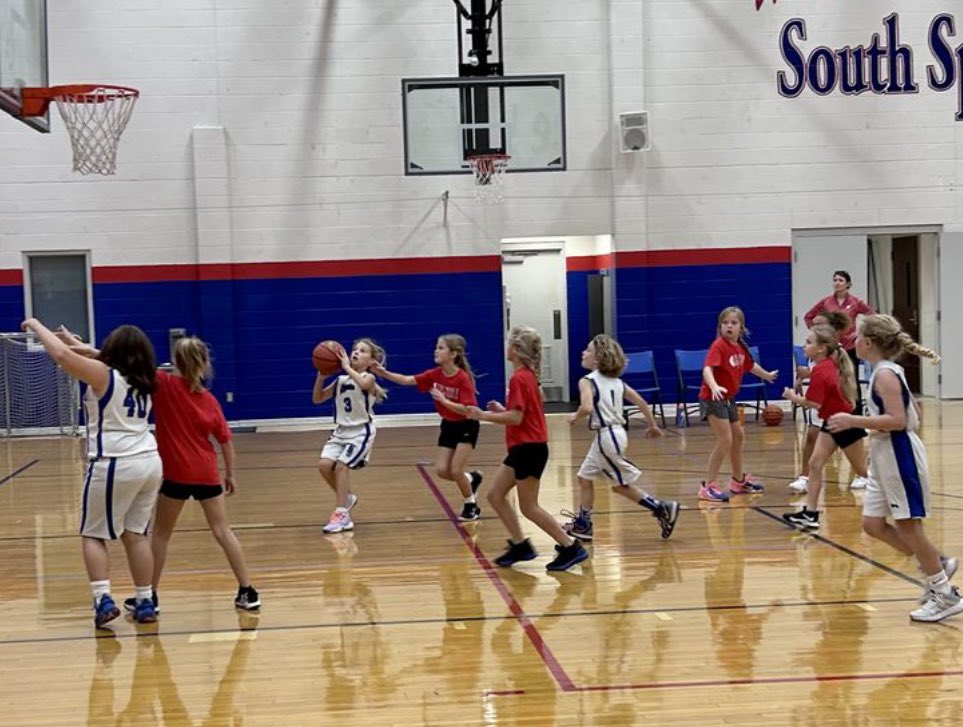 SBPanthers's tweet photo. Our 3/4 girls went 1-1 today in their games in the Little Rebel league! Way to go, girls! 💙🐾🏀 https://t.co/q1WzCv6Ujz