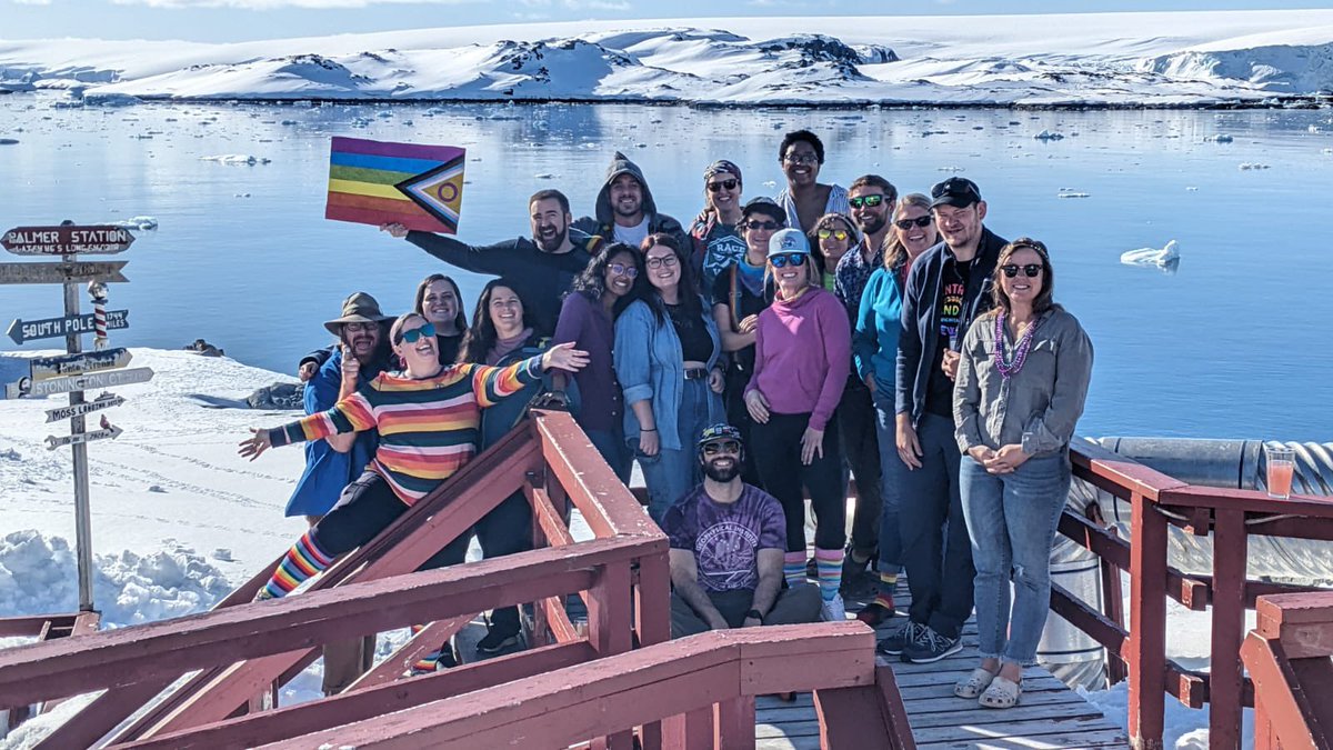 Happy Polar Pride from Palmer Station!!! 
<a href="/PridePolar/">Pride in Polar Research</a>