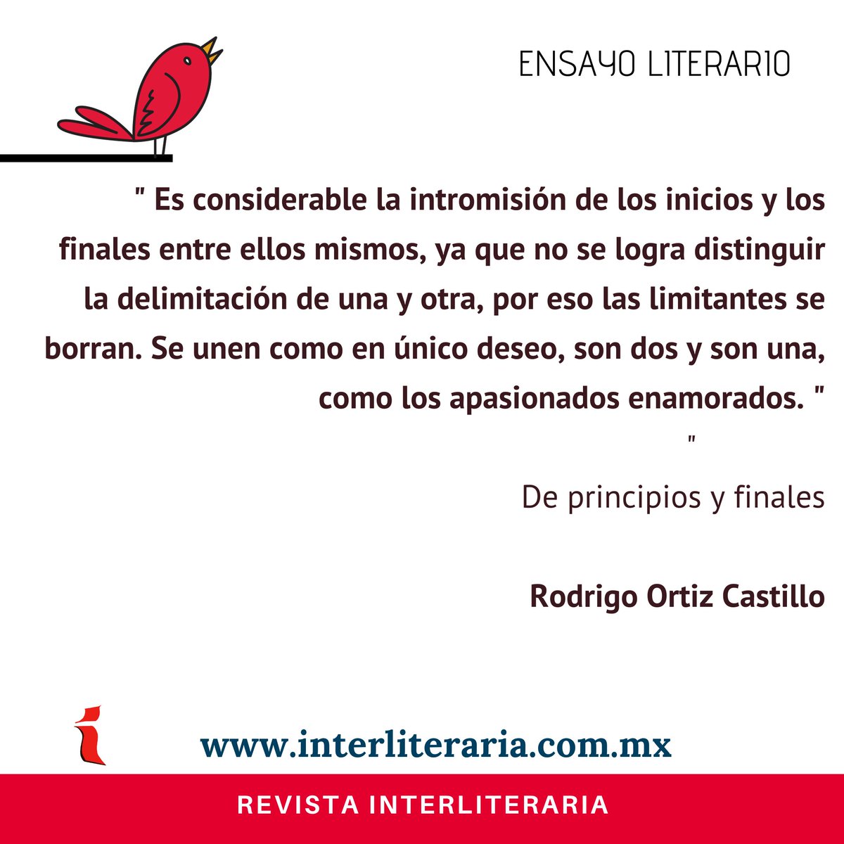 ✍️ De inicios y finales.
literario.interliteraria.com.mx/2022/de-princi… 
#ensayo  #escritura