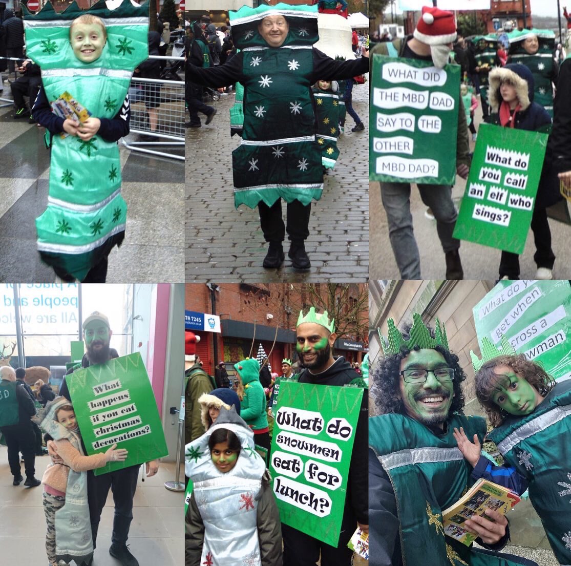 MenDadly's tweet photo. Oldham’s Christmas Parade! 🎄💚⭐️ https://t.co/YHZ7cFmT8W
