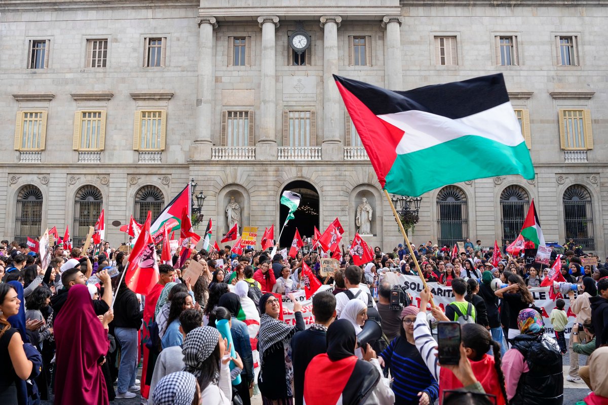 AJEnglish's tweet photo. People across the world protest against Israel’s war on Gaza — in pictures https://t.co/GUlfxIbcRx https://t.co/H5qVV69y9b